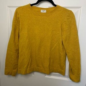 J Crew Teddie Cotton Wool Blend Crewneck Sweater Size L